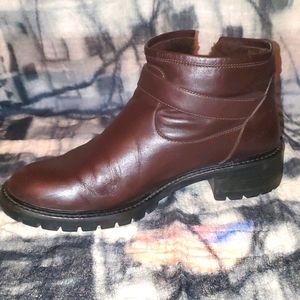 FENDI Shearling-Lined Motorcycle Boots
